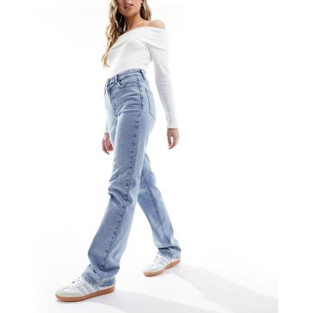 Vero Moda Geplooide broek met hoge taille in gemêleerd warm bruin-Neutraal