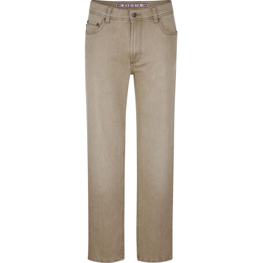 BABISTA Jeans beige, Effen Bruin