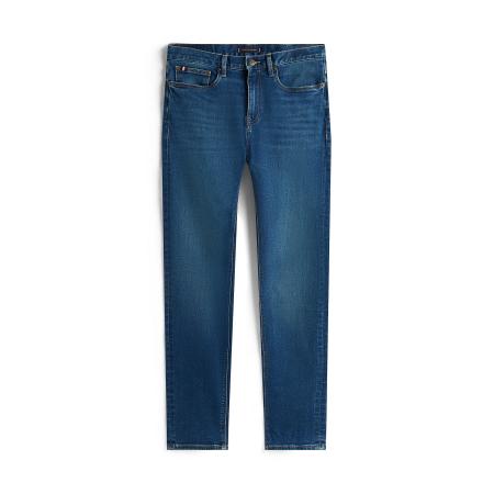 Tommy Hilfiger TOMMY HILFIGER Jeans Bleecker Whiskered donkerblauw