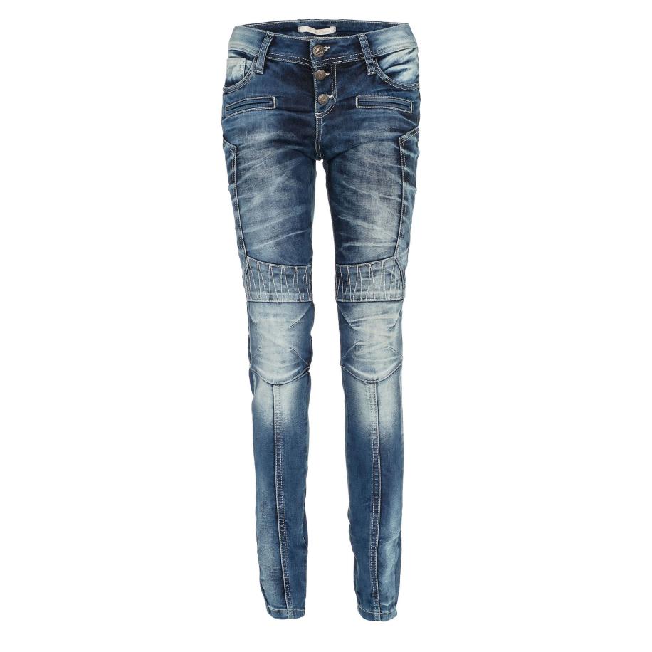 Cipo & Baxx CIPO & BAXX Jeans Zigzag 2 smoky blue / donkerblauw -