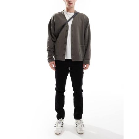 ASOS DESIGN - Smalle stretch jeans in zwart