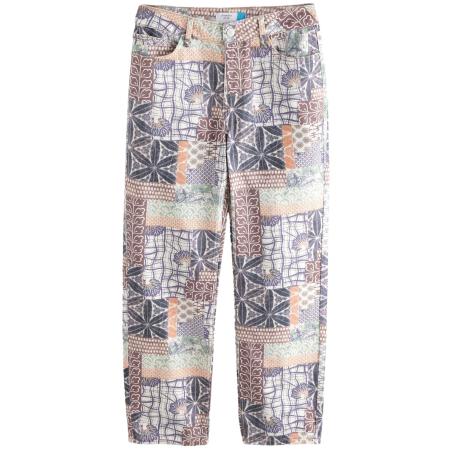 Next Next Jeans blauw / geel / lichtgroen / wit