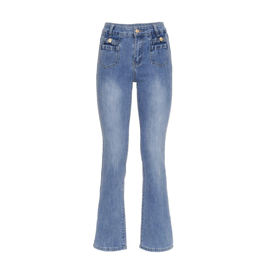Influencer Influencer Jeans blauw denim -