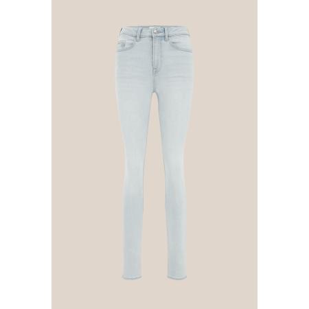 Blue Ridge dames skinny fit jeans met stretch high waist - Lichtblauw - Katoen - Maat: 27/30