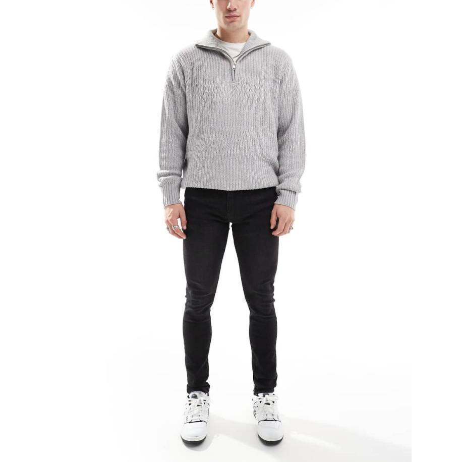 DTT - Skinny jeans met stretch in zwart Zwart