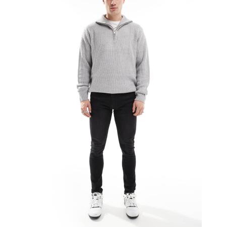 DTT - Skinny jeans met stretch in zwart