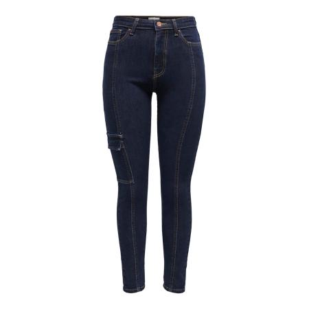 Only ONLY Cargojeans donkerblauw