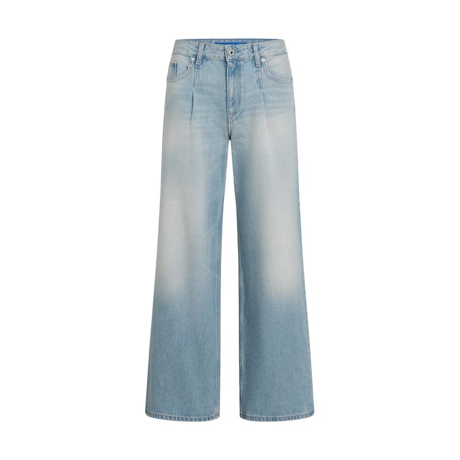 Karl Lagerfeld KARL LAGERFELD JEANS Bandplooi jeans blauw denim -