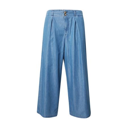 Only Carmakoma ONLY Carmakoma Bandplooi jeans CARBEA blauw denim