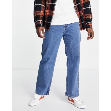 Levi's - Skate - Ruimvallende jeans met 5 zakken in mid-wash blauw