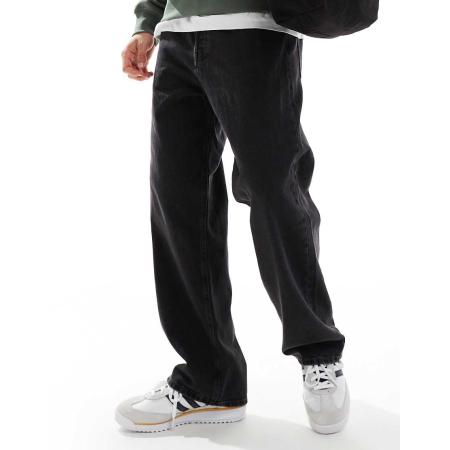 Jack & Jones - Alex - Baggy jeans met wassing in zwart