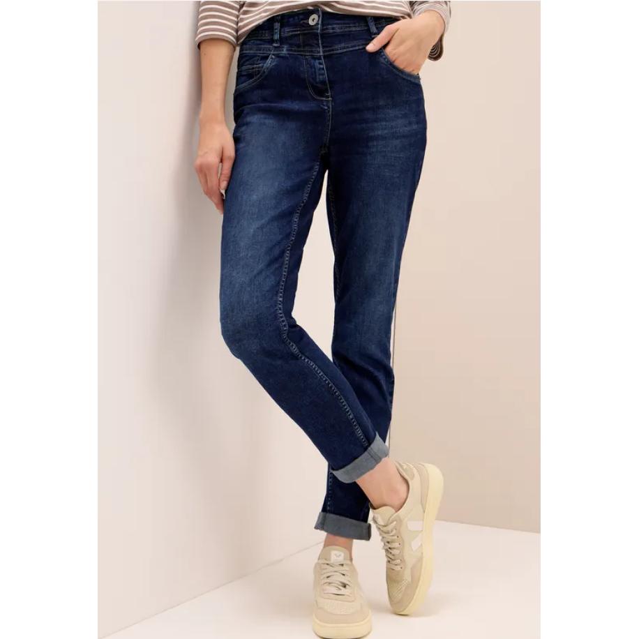 CECIL Slim Fit jeans Blauw