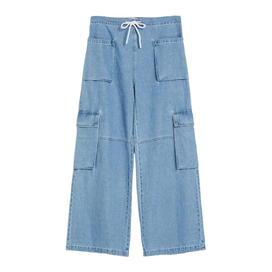 Bershka Bershka Cargojeans blauw denim -