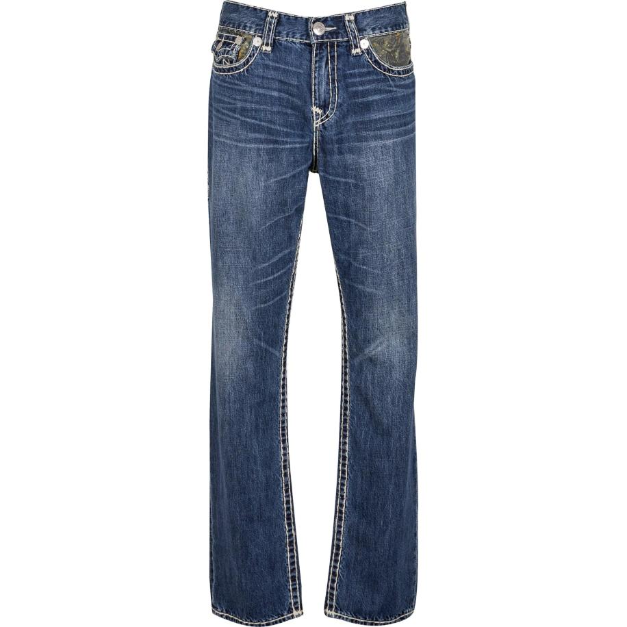 True Religion Jeans Ricky blauw denim Blauw