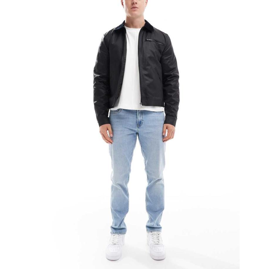 JJ Rebel - Adam - Toelopende jeans in lichtblauw met wassing Blauw