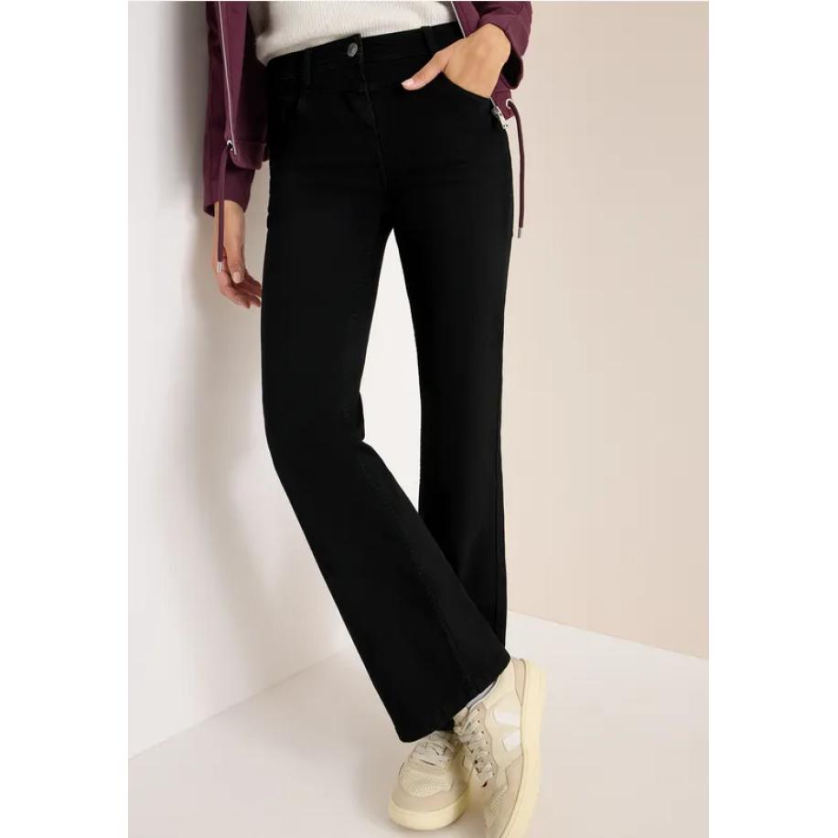 CECIL Bootcut jeans Zwart