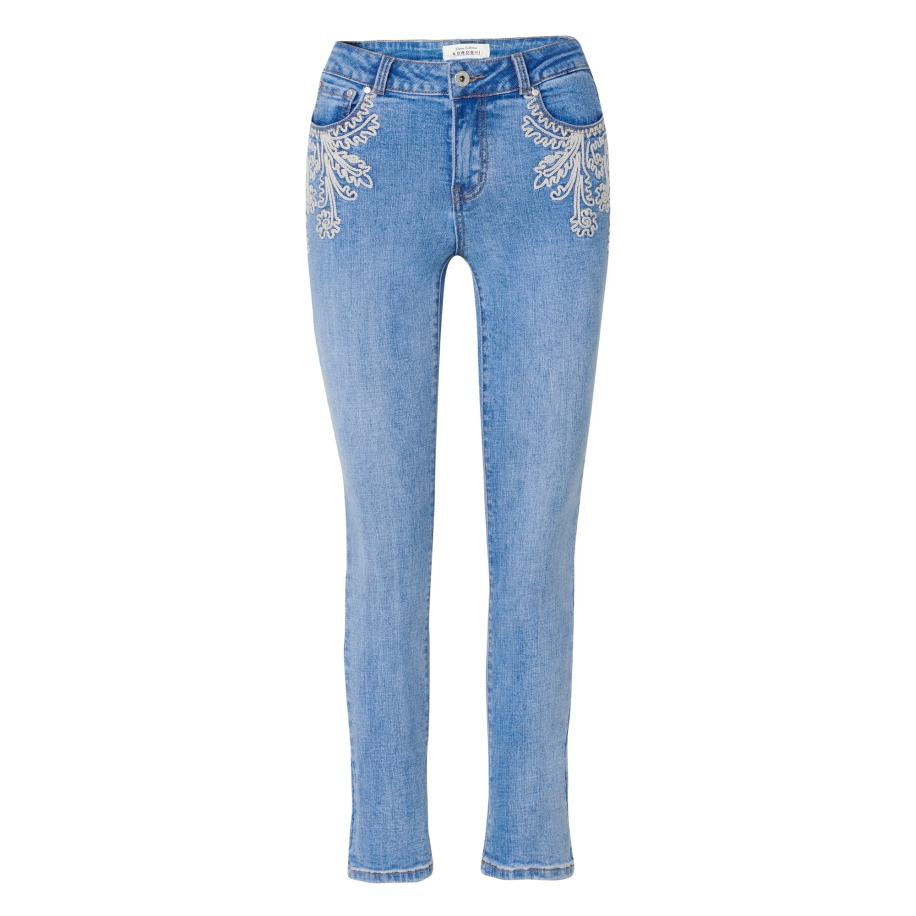 KOROSHI KOROSHI Jeans blauw denim -