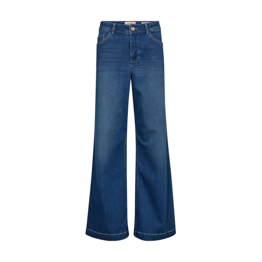 Mos Mosh MOS MOSH Jeans MMDara Deluxe blauw denim -
