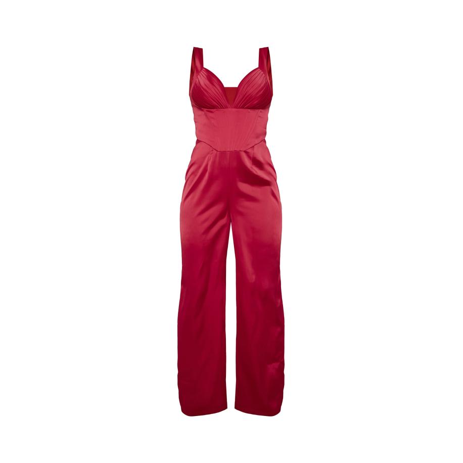 Chi Chi London Chi Chi London Jumpsuit rood -