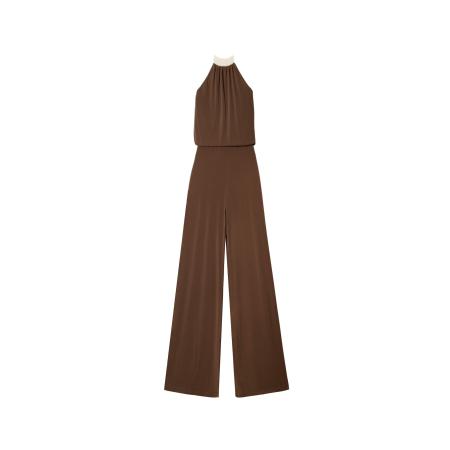 THE-ARE THE-ARE Jumpsuit bruin / natuurwit