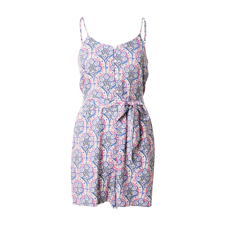 Only ONLY Jumpsuit ONLNOVA blauw / lichtgroen / pink / wit -