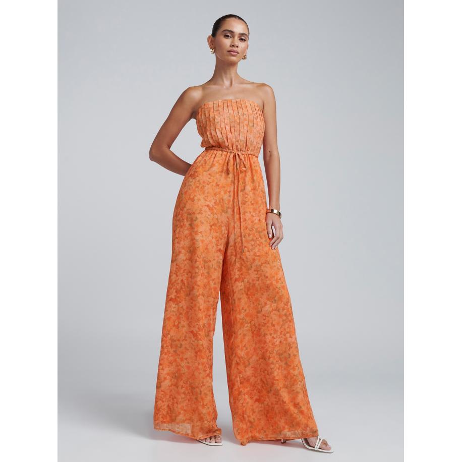 BWLDR BWLDR Jumpsuit Alias oranje / lichtoranje -