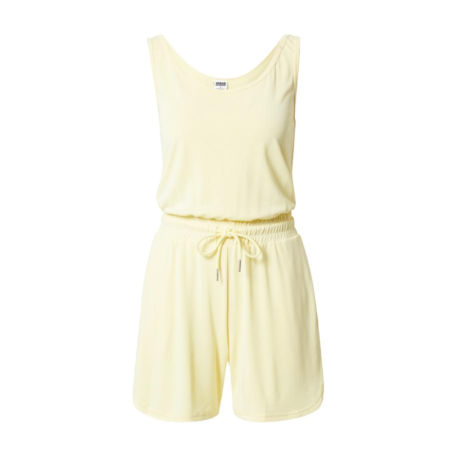 Urban Classics Urban Classics Jumpsuit pasteelgeel -