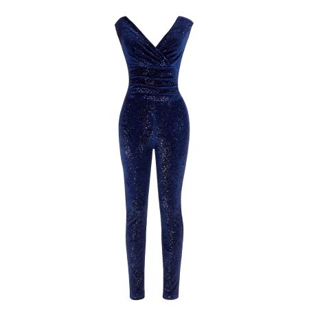 Goddiva GODDIVA Jumpsuit donkerblauw