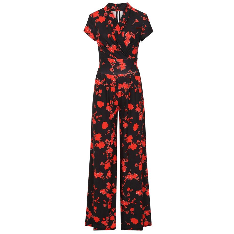 HotSquash HotSquash Jumpsuit rood / zwart -