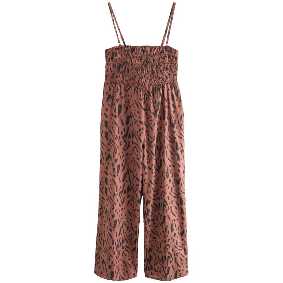 Next Next Jumpsuit bruin / zwart -