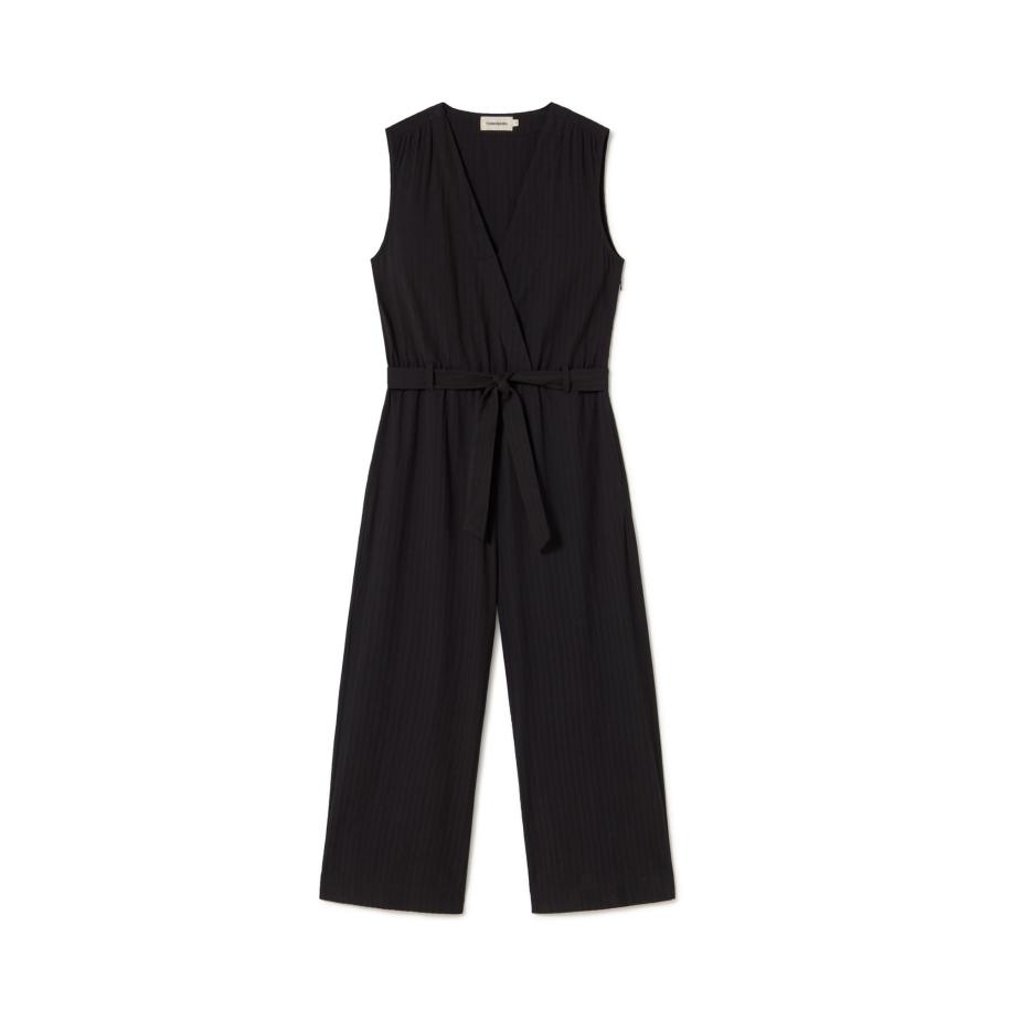 thinking mu Thinking MU Jumpsuit WIMONA zwart -