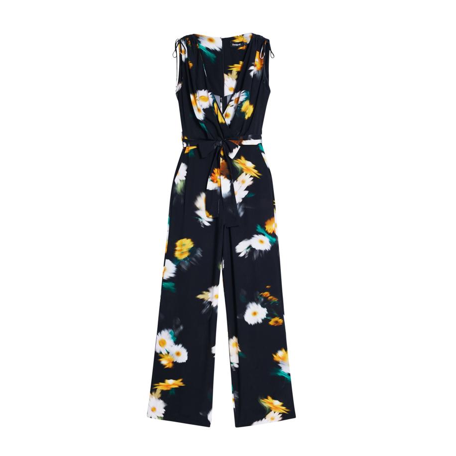 Desigual Desigual Jumpsuit geel / smaragd / zwart / wit -