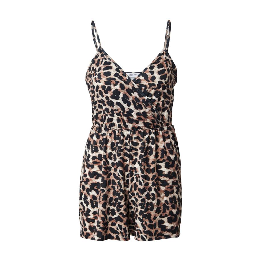 ABOUT YOU ABOUT YOU Jumpsuit Jessica beige / cognac / zwart -