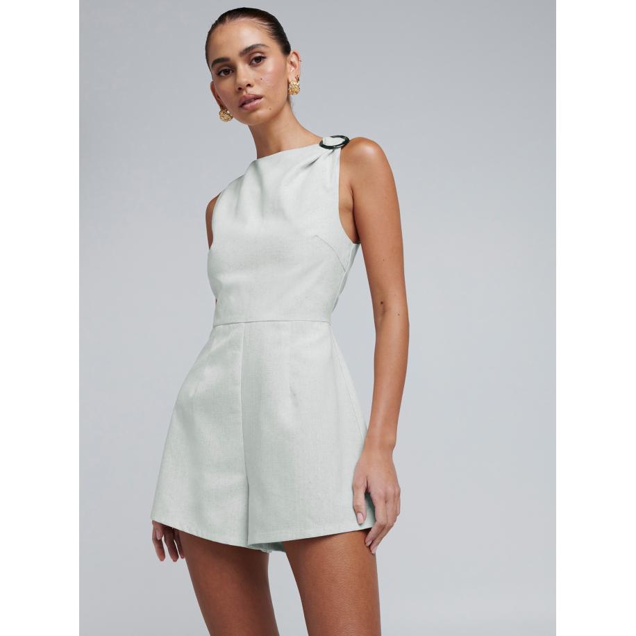 BWLDR BWLDR Jumpsuit Zenay eierschaal -