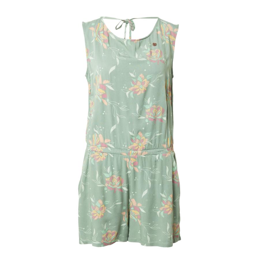 Ragwear Ragwear Jumpsuit Zella jade groen / pastelgroen / oranje / rood -