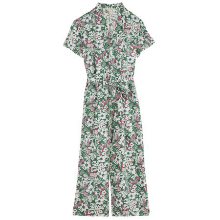 Seasalt Cornwall Seasalt Cornwall Jumpsuit Treen Cove blauw / groen / pink / wit