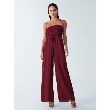 BWLDR BWLDR Jumpsuit Alias donkerrood