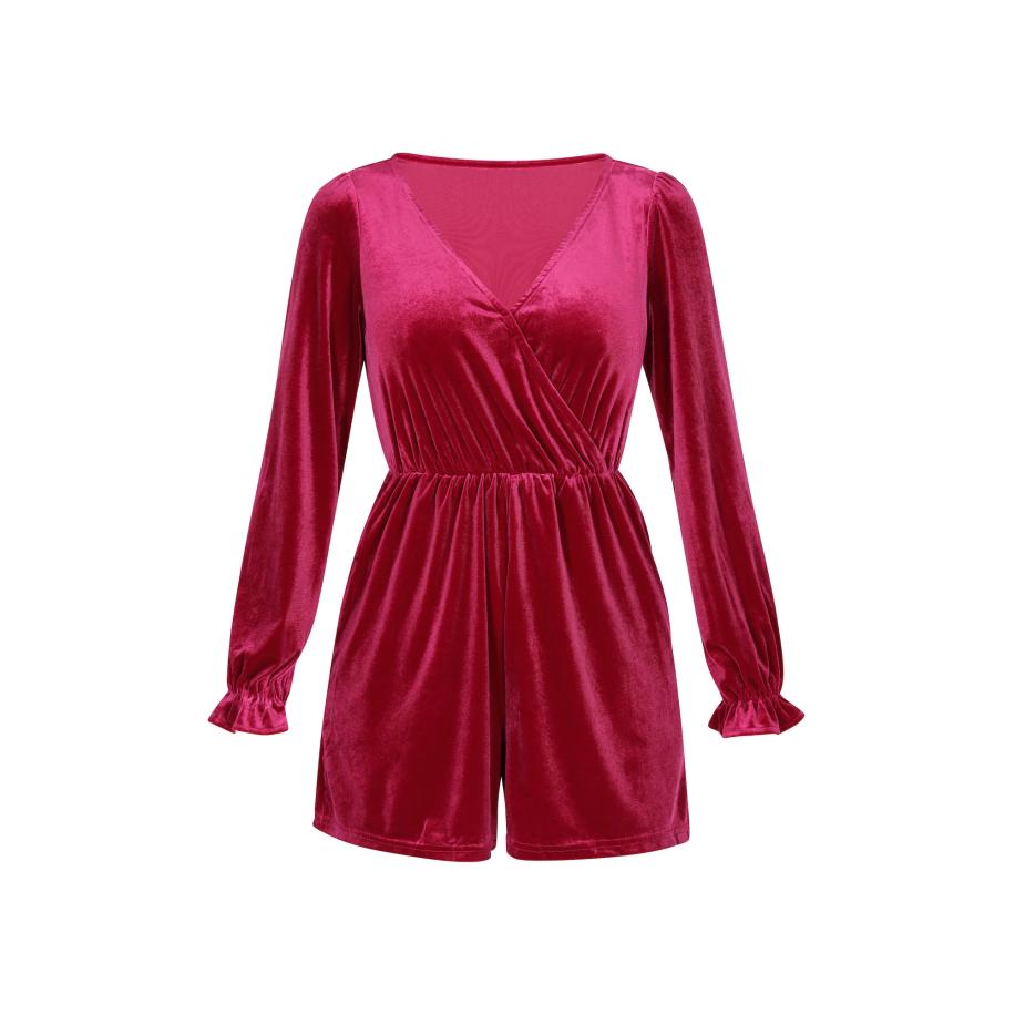 NAEMI NAEMI Jumpsuit donkerrood -