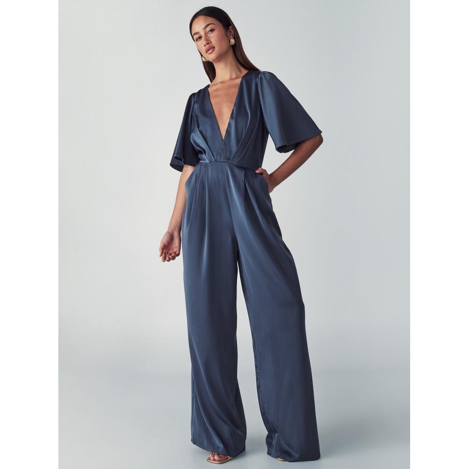 Willa Jumpsuit Omaha saffier Blauw