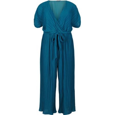 Zizzi Zizzi Jumpsuit Malise cyaan blauw
