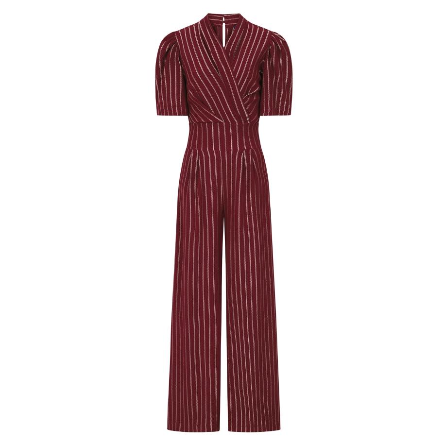 HotSquash HotSquash Jumpsuit lichtroze / wijnrood -