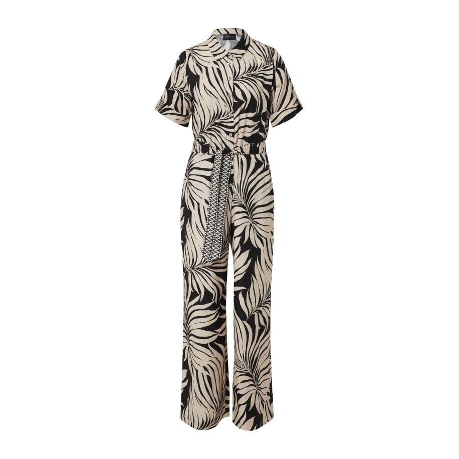 s.Oliver BLACK LABEL s.Oliver BLACK LABEL Jumpsuit beige / zwart -