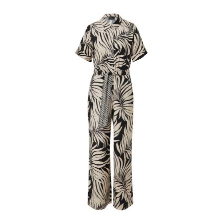 s.Oliver BLACK LABEL s.Oliver BLACK LABEL Jumpsuit beige / zwart