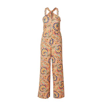 Warehouse Warehouse Jumpsuit navy / groen / oranje / zwart
