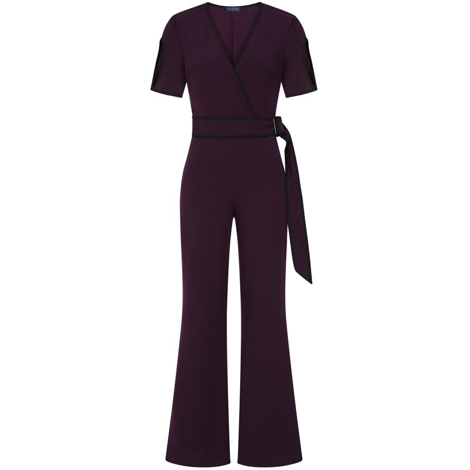 HotSquash HotSquash Jumpsuit aubergine / zwart -