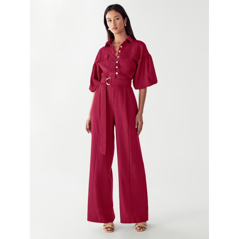 Willa Willa Jumpsuit BRADYN rood -