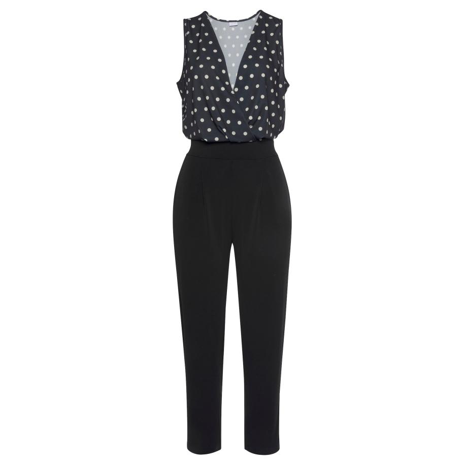 Lascana LASCANA Jumpsuit Apart zwart / wit -
