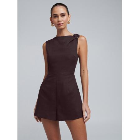 BWLDR BWLDR Jumpsuit Zenay chocoladebruin