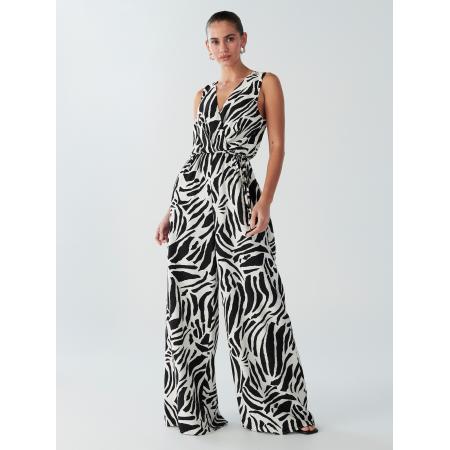 BWLDR BWLDR Jumpsuit Parkes zwart / wit