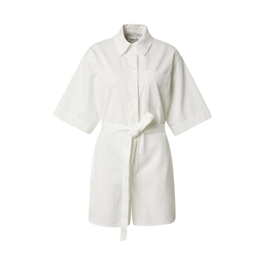 EDITED EDITED Jumpsuit Nuria wit / white denim -